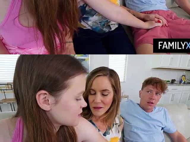 Watching My Hubby Destroying Stepdaughter's Vagina - Aderes Quin, Ava Marina
