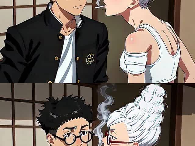 Okarun bangs Seiko Ayase in the booty - Manga Dandadan Uncensored