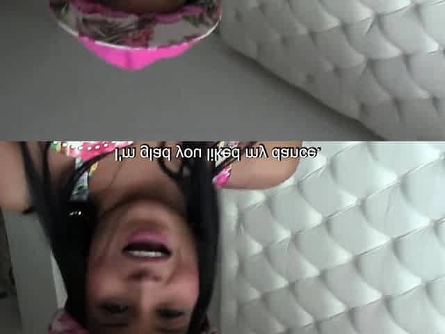 Big Ass Latina Deep Throats Big Cock