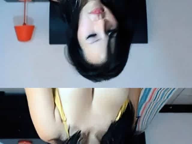 Big-Titted Amateur's Puffy Nipples on Webcam