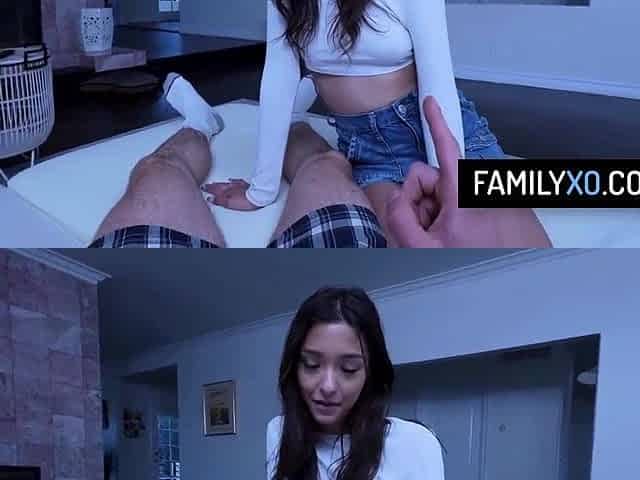 Sexy stepdaughter desires to smack stepdaddy's mature wang - Layla Jenner