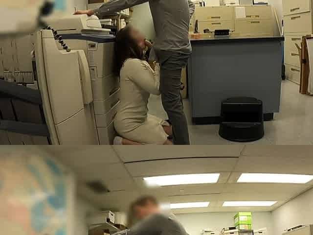 Office Secretary's Naughty Lunch Break: Cock & Cumshot