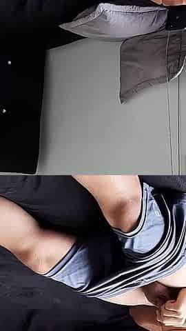 I Surprise My Stepcousin Masturbating, I Can't Resist the Urge and I Give Him a Delicious Blowjob.