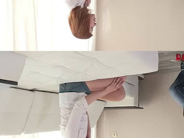 Redhead Babe Drilled At Casting