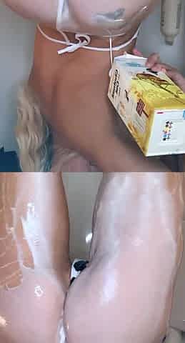 Amateur shower and masturbation
