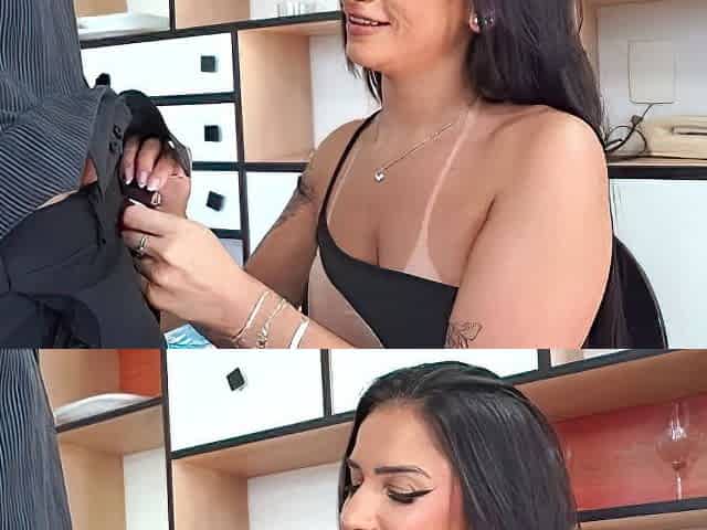 Interracial anal bang in threesome