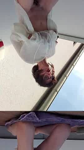 White Angel Squirting Outdoor