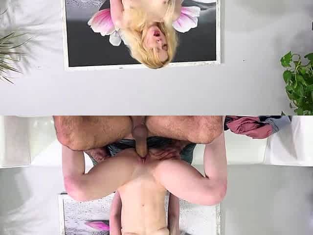 Blonde teen fucked hardcore in this free video