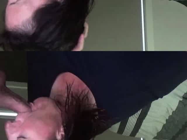 Milf Surprised by Premature Ejaculation During Blowjob