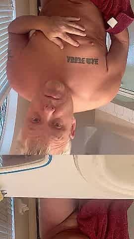 after shower masturbation with spunk flow