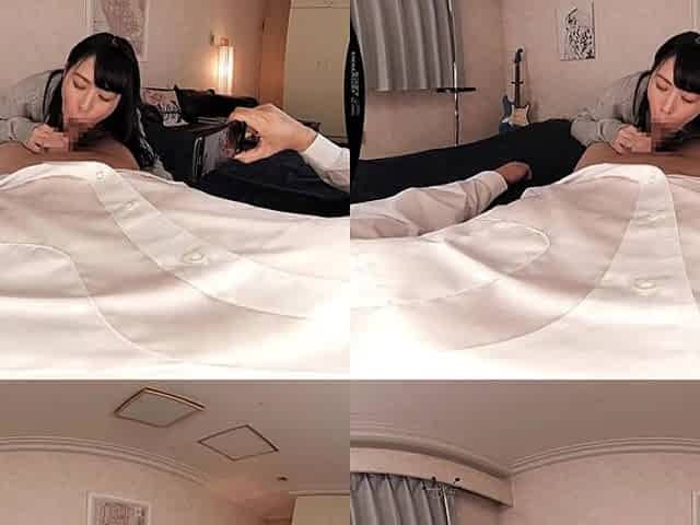 Japanese vr students share long hair blowjob sensual thrills
