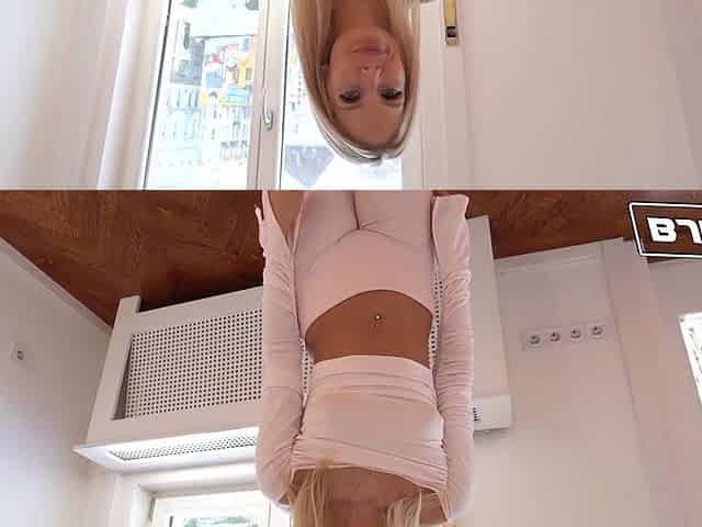 BJRAW Blond bombshell Candee Licious desires a facial