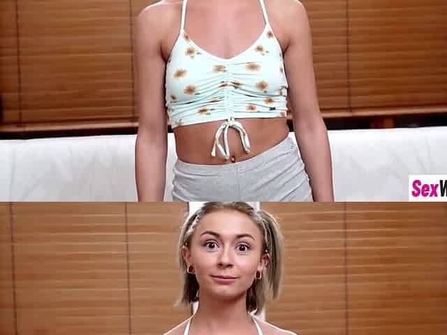 Petite Teen Stepsister Spread Her Legs And Got What She Wanted - Chloe Temple