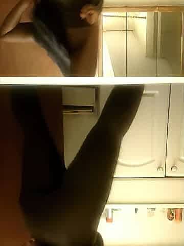 Black big beautiful woman booty in leggings