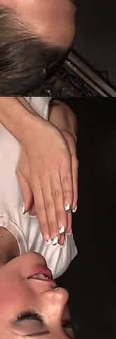 Evilyn Fierce kneels down and gets her mouth busy by sucking big dick