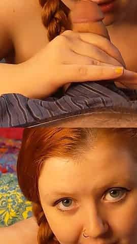 Stepmommy gives you a surprise BJ