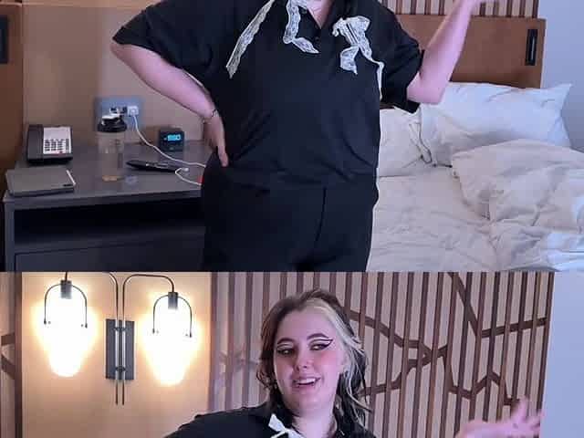 Casting Curvy: Outstanding Large Boob HILTON Maid Gets Tricked into Banging
