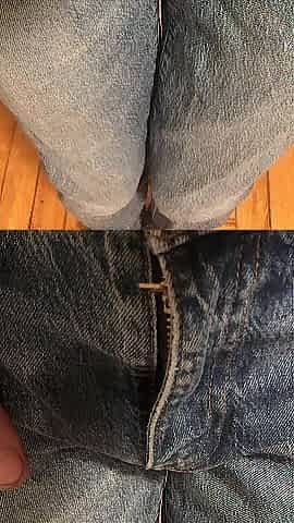 peeing jeans twice