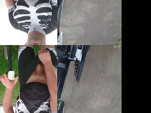Radfahren ohne Pantyhose