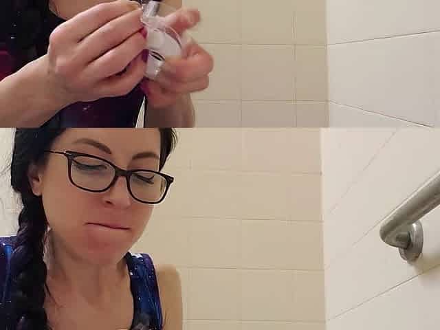 Target Practice Success! Total Nerd Voids urine In Public