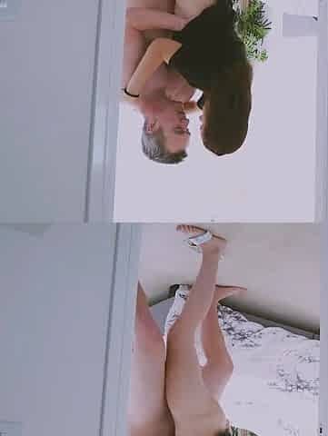 Lewd Housewife caught spying on stepbrother