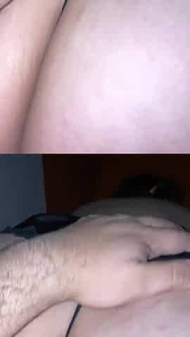 Large booty in ebony strap