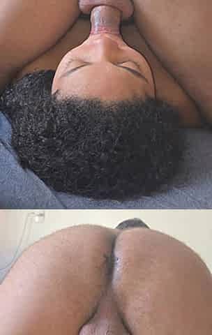 Making the Pregnant Bitch Clean My Ass with Her Tongue and Then Giving Her Cum in Her Mouth