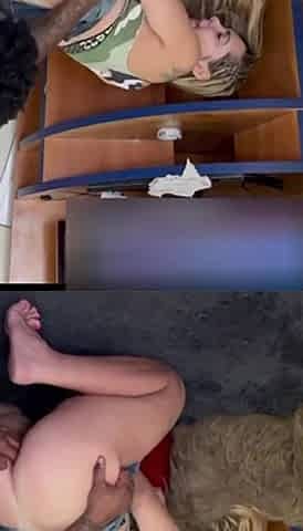 Teasing the Cocky Boss, He Couldn't Stand It, Fucked the Maid's Ass and Came in Her Mouth