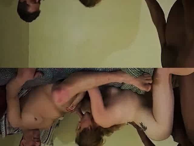 Amateur Interracial Cuckold Threesome
