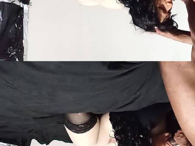 Held Her Head Up, Whilst Drillin' That Butt! (Pale-Skinned TrampStamp'd Backshots)