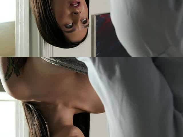 Cute brunette young hookup amateur teen blowjob
