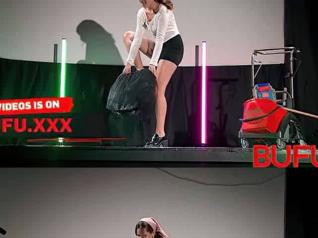 BUFU XXX. Stripping and giving anal to become a star