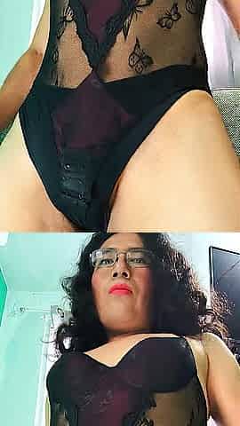 In ebony underware