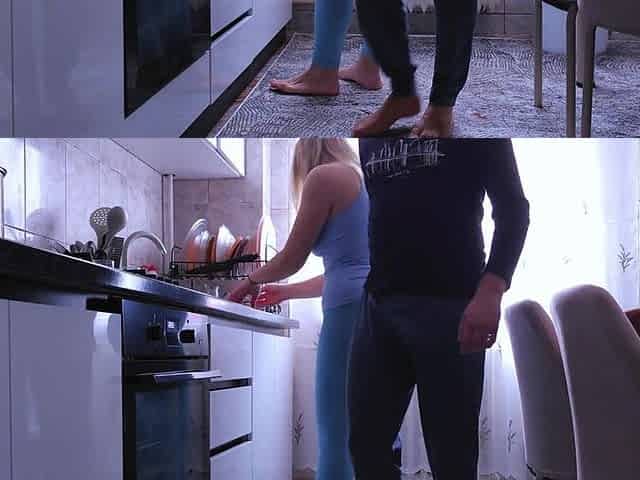 I Creampied My Roomate in the Kitchen