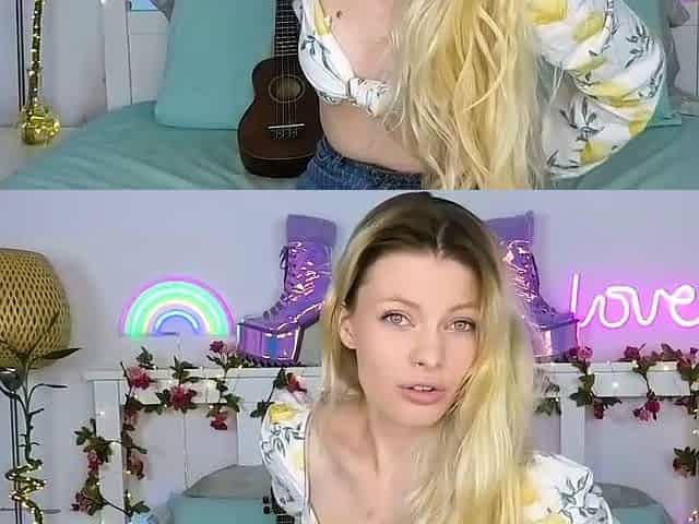 Blonde Babe Enjoys Intense Masturbation Solo