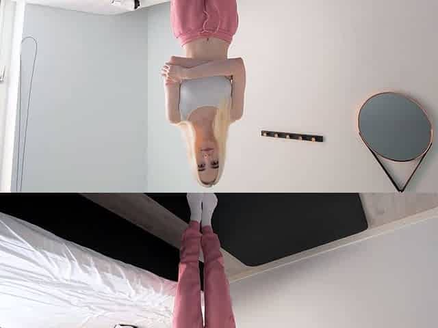 Beautiful blonde Tania Shinaryen fucks in POV