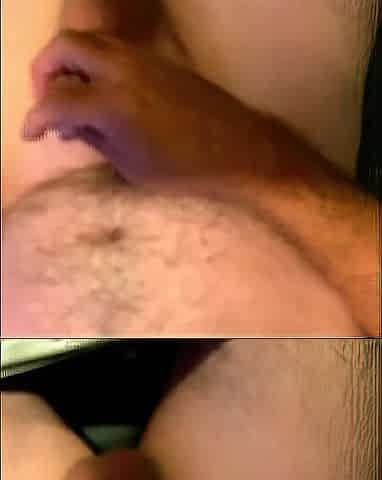 Man slow strokes dong and screw toy doll