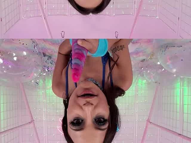 Sloppy blowjob master petite latina Lola Aiko