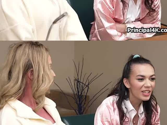 PE teacher and coed shares principals cock