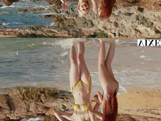VIXEN 2 Euro Honeys Megan Longoria And Avrora Meey Shriek During Sexy Foursome