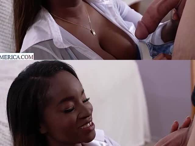 Allies ebony hawt mother thank me for doing her sons homework