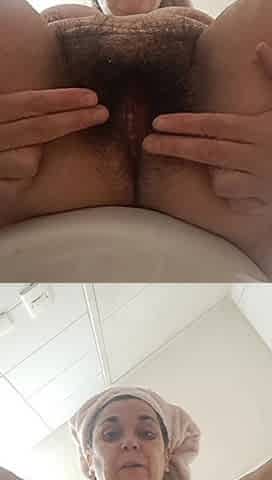Mom's Hot, Hairy Pussy