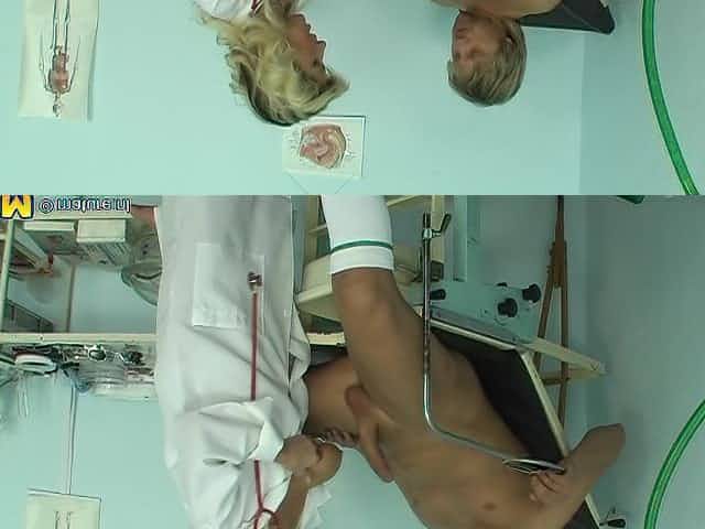 Matured nurse banged hardcore doggystyle by patient
