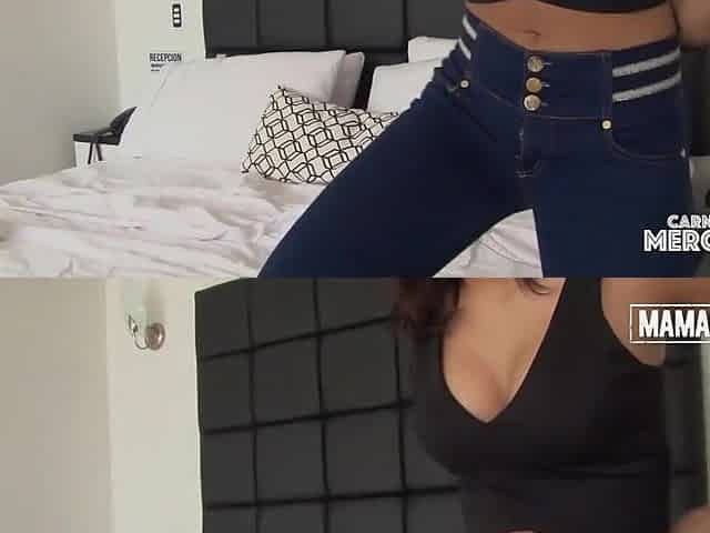 Large Booty Brunette hair Daniela Robles Tempted Into Sexy Steamy Screw - CARNE DEL MERCADO
