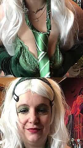 Nymeria Malfoy Draco Malfoy Cosplay, Feather Play, Wand Play and hard climax