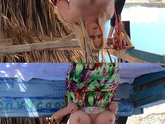 Blonde MILF with Big Boobs Playing Cam Free Porn