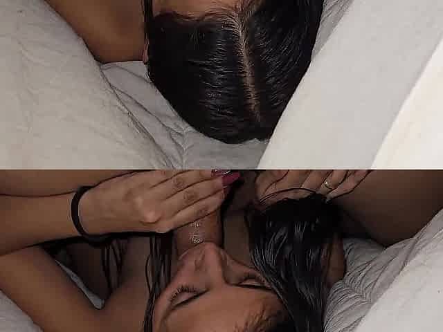 Surprise Me At Night With A Wonderful Oral - Surprise With Pleased Ending