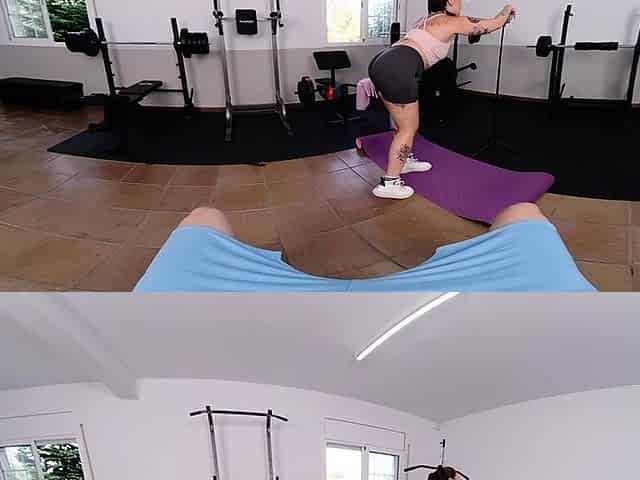 Big Ass Latina Does Booty Workout At The Gym And Gets