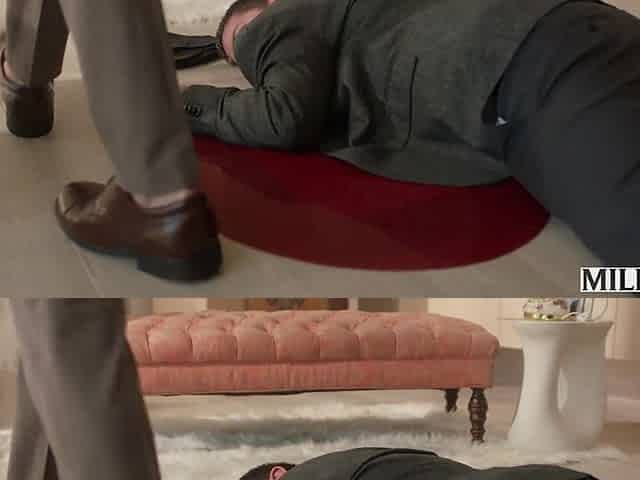 Sexy Slim Buxom Blonde MILF Casca Akashova Gets Hold Of the Detective's Young Dick