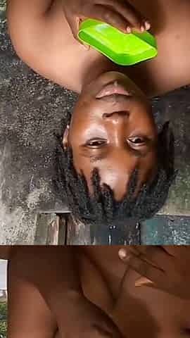 Ebony Ass Fingering and Spit Washing Face